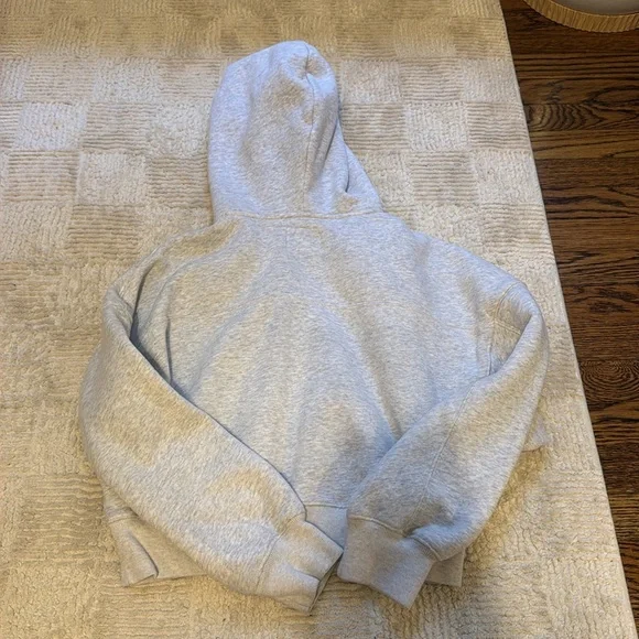 ABERCROMBIE & FITCH QUARTER ZIP CROPPED HOODIE - Picture 4 of 4